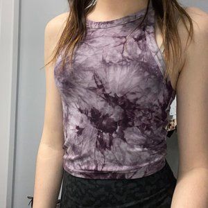 ✰ Zumiez (Empyre) Cropped Tank ✰ (PURPLE/TIE DYE)